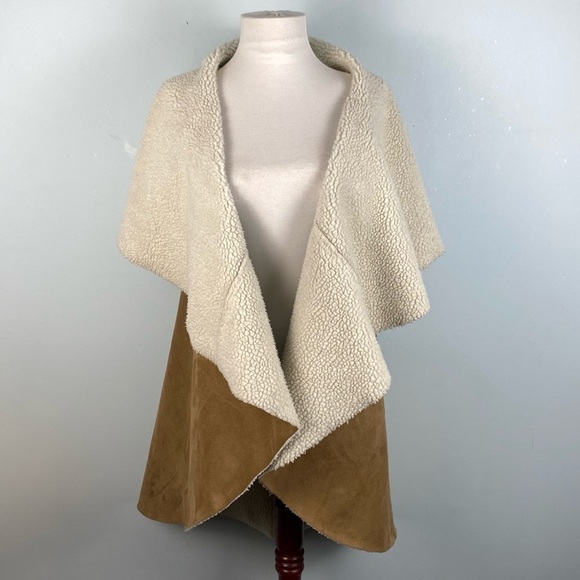 Free People Vegan Shearling Long Vest | Sz OS - Picture 2 of 7